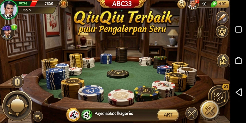 Tampilan gameplay QiuQiu yang seru dan menegangkan.