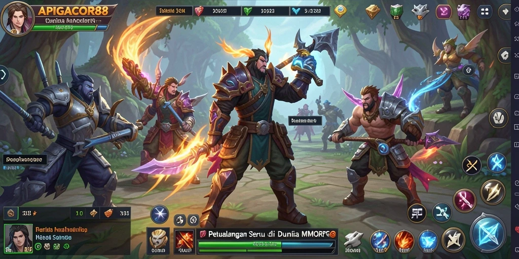 Tampilan gameplay APIGACOR88 yang seru dan mendebarkan.