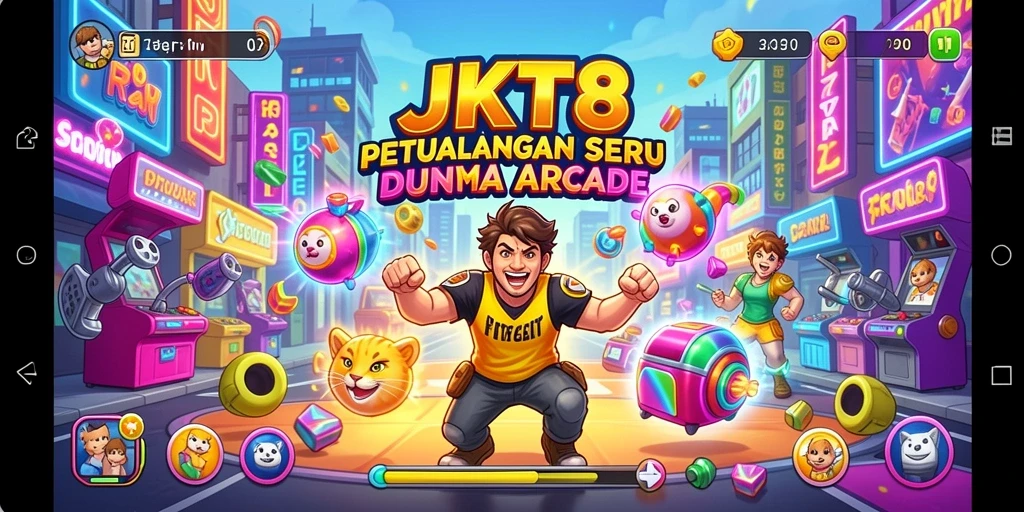 Tampilan gameplay seru JKT8 dengan aksi yang mendebarkan.
