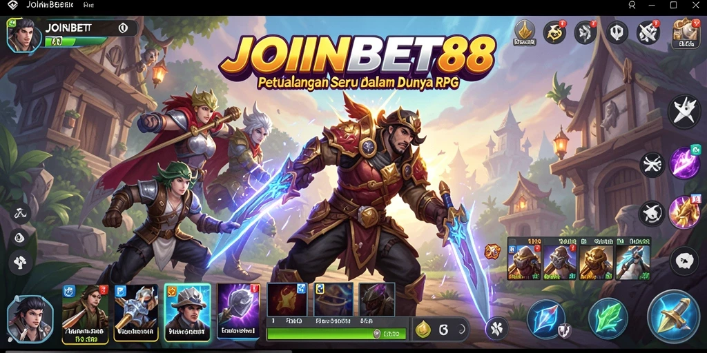 Tangkapan layar permainan <strong>JOINBET88</strong> menunjukkan aksi seru dalam petualangan RPG.