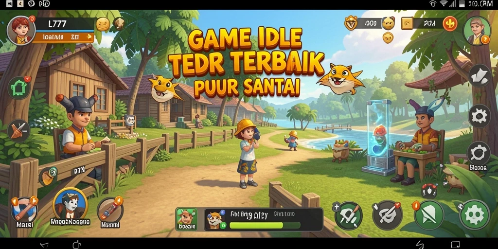 Tampilan gameplay L777 yang menarik dan menenangkan.