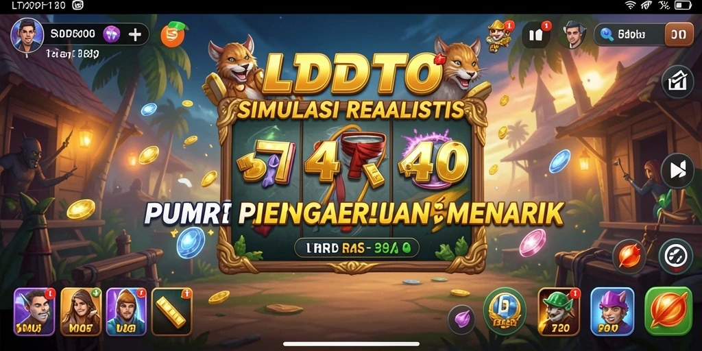 Screenshot gameplay LTDTOTO menampilkan aksi mendebarkan dalam dunia simulasi.