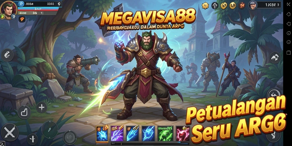 Tampilan gameplay seru dari <strong>MEGAVISA88</strong> menunjukkan aksi pertarungan yang dinamis.