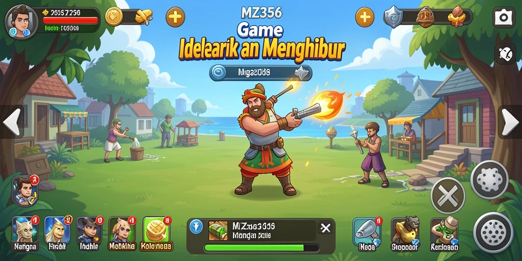 Tampilan gameplay MZ356 yang menarik dan menghibur.