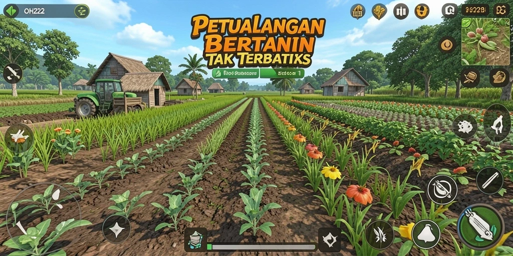 Menampilkan gameplay seru dan interaksi pertanian yang menantang.