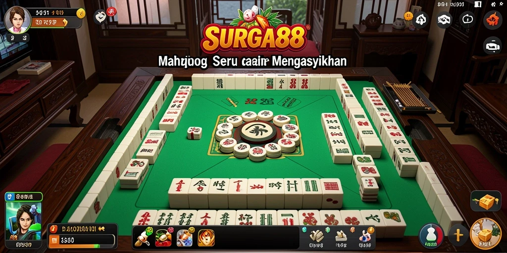 Tampilan gameplay seru dan menantang di SURGA88.