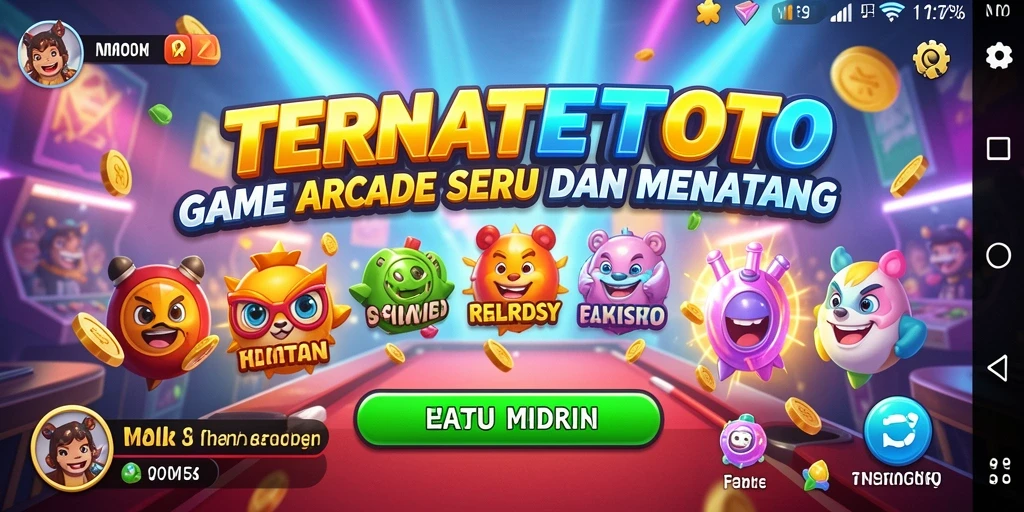 Tampilan gameplay seru dari TERNATETOTO yang penuh tantangan.