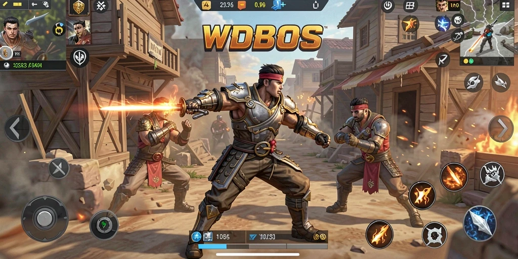 Tampilan menegangkan dari gameplay WDBOS di medan perang Battle Royale.