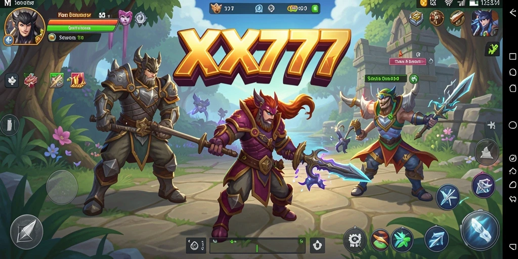 Tampilan seru dari gameplay RPG XXX777 yang menakjubkan.